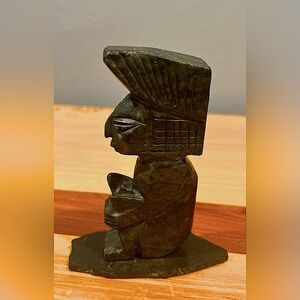 Aztec Mayan Hand carved statue